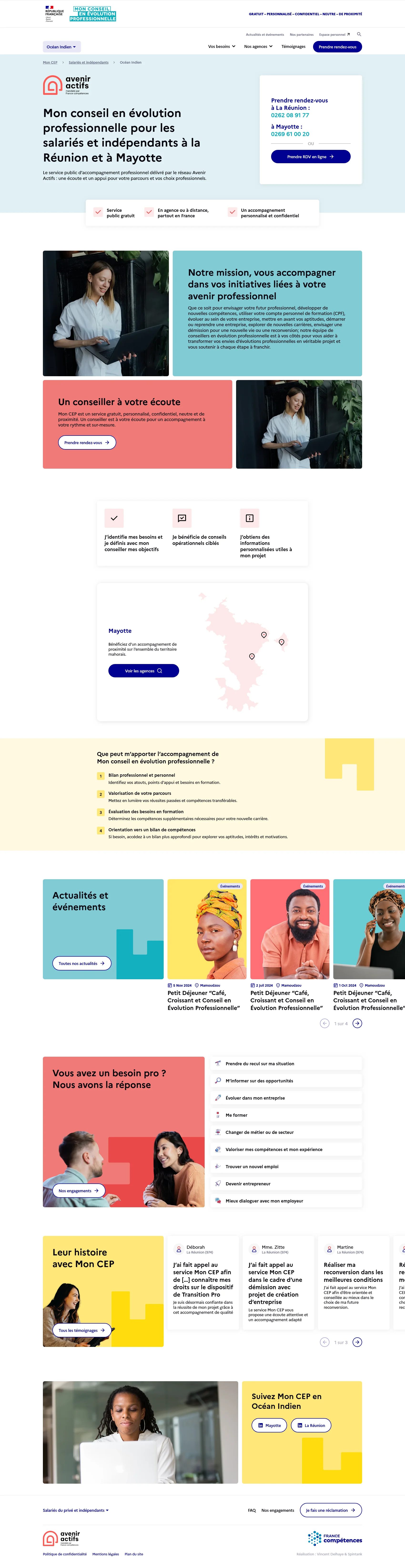 Page d'accueil - Mon CEP en Océan Indien par Avenir Actifs